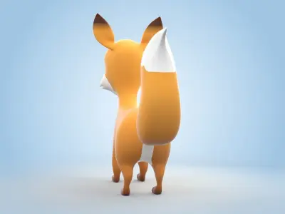 Baby Fox 3D model
