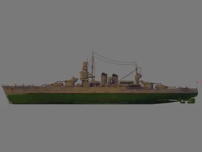 RN Duilio 3D model