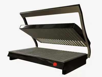 Toast Machine Low Poly PBR Low-poly 3D model