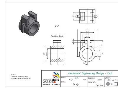 CI Jig Free 3D model
