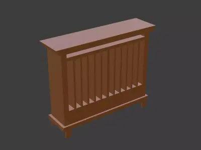room divider set 3D model