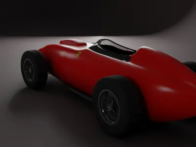 1959 Ferrari 256 F1 Free 3D model