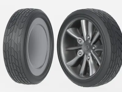Sport Wheels 3D model