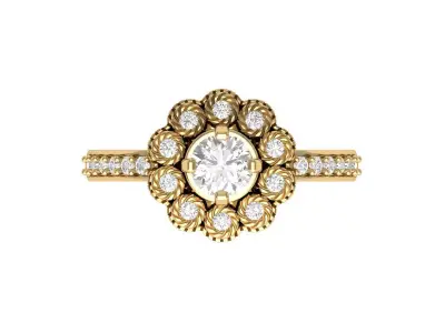 Wedding Ring  3D print model 246