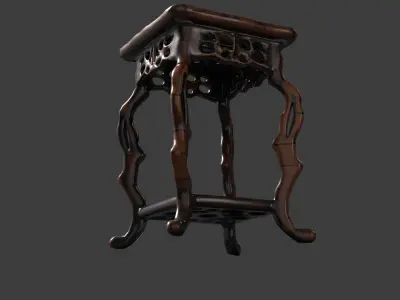 Chinese display stand   Low-poly 3D model purchase