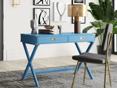 Marotta Wood Pc Office Gaming Desk Study Table - 12 Colour 3D model