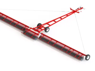 WG 0003 - Semi-mounted rotary harrow 18m 3D model