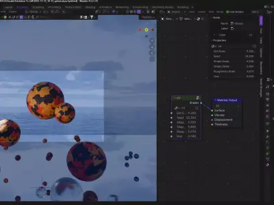 3D Environment Scene 3D model