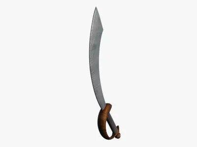 Pirate Sword 3D model get