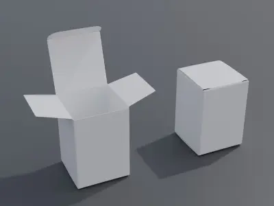 Packaging product box01 3D model