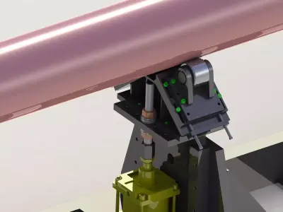 Live rolls for tubes  3D model