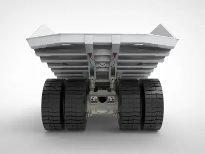 Liebherr Mining Dump Truck 3D model