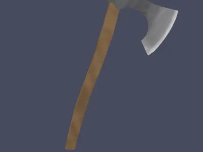 Low Poly Viking Axe Low-poly 3D model purchase