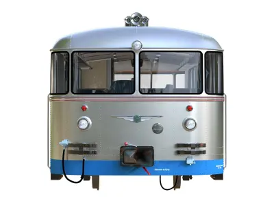 Sinobus JZ series 812 Yugoslavian Railbus 3D model