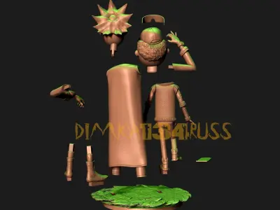 Rick and Morty stl 3D print model