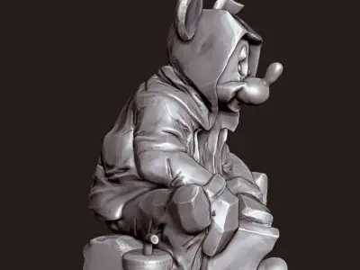 Homeless Mickey 3D print model