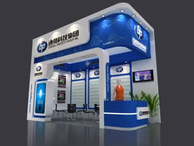 Exhibition - Area -3X6-3DMAX2009-21 3D model
