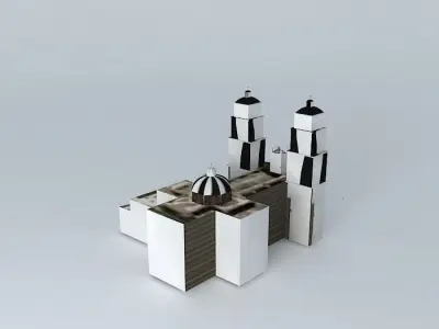 church 3D model buy