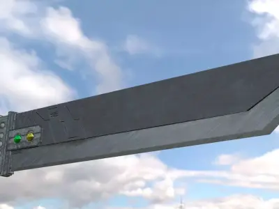 Buster Sword Final Fantasy 7 3D model