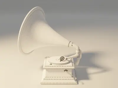 Phonograph 3D model