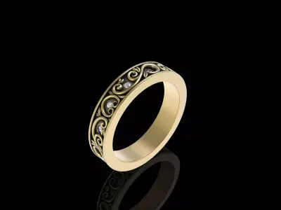 Designing Band Ring 3D print model