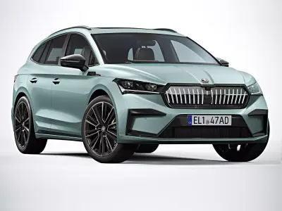 2021 Skoda Enyaq iV 3D model