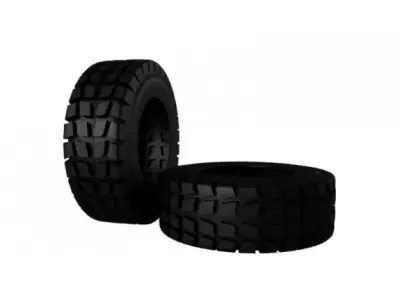 Heavy Vehicle Tire 3D model