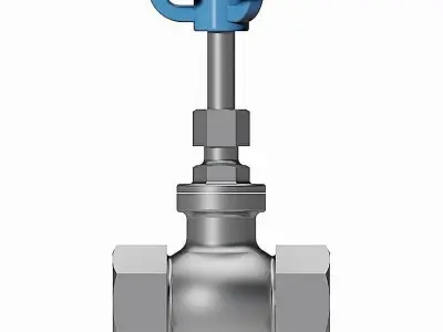 Globe Valves - BSP Threaded Ends -  3D model