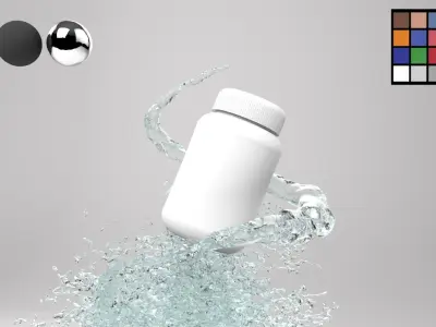 Liquid Splash 3D model