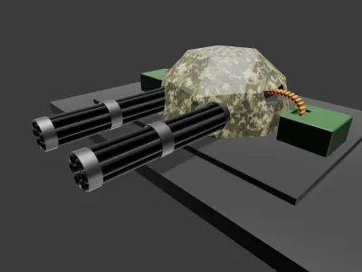 turel Low-poly 3D model