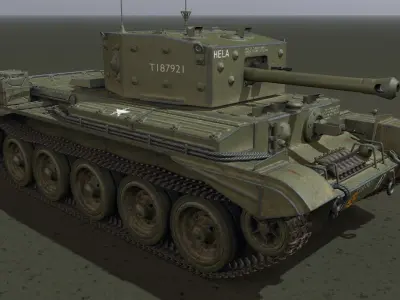 Mk VIII Cromwell IV 3D model