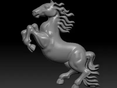 horse 3D model 6