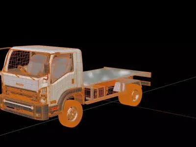 Isuzu FVZ Cab Chassis 3D model