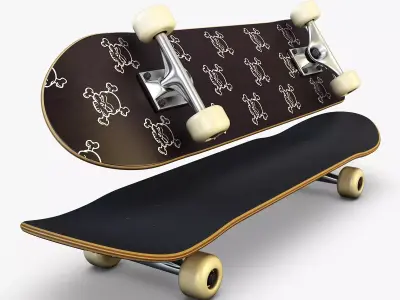 Skateboard v 4 3D model