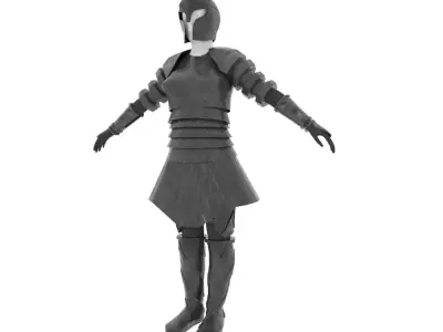 Armor for women 3D model