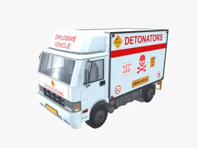Detonators Vehicle Low-poly 3D model