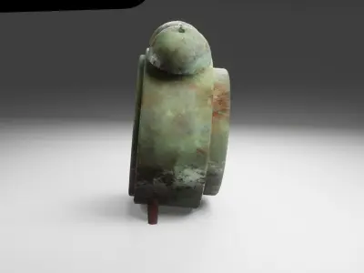 Rusted Old Alarm Clock 3D model