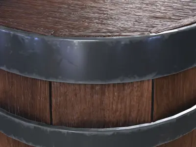 barrel 3D model get