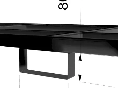 Trolley for material transport Free 3D model