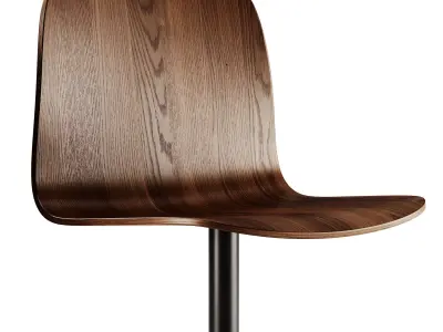 Muuto Visu Wide Chair Swivel Base 3D model