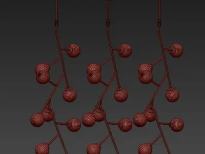 Globe Clear Glass GOLD 3D model