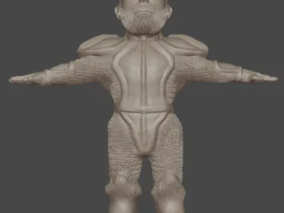 Human Footman 3D model 3D model