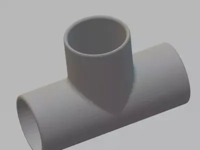 T joint Free 3D print model