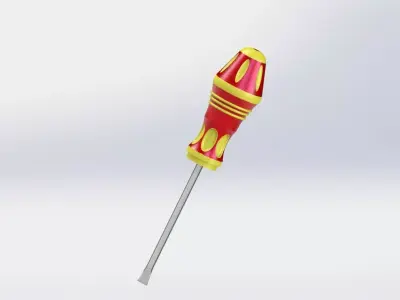 screwdriver 3D model 2