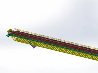 BELT CONVEYOR W105L176 Free 3D model