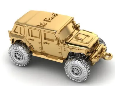 Jeep Rubicon  3D print model