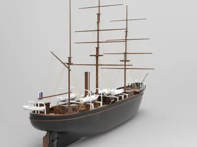 Tall Ship 3D model