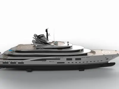  Lurssen JAG Yacht Project Dynamic Simulation 