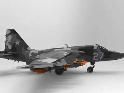 Sukhoi Su-25  3D model