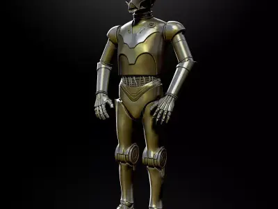 Death Star Droid One12 Scale Articulation STL Files 3D print model